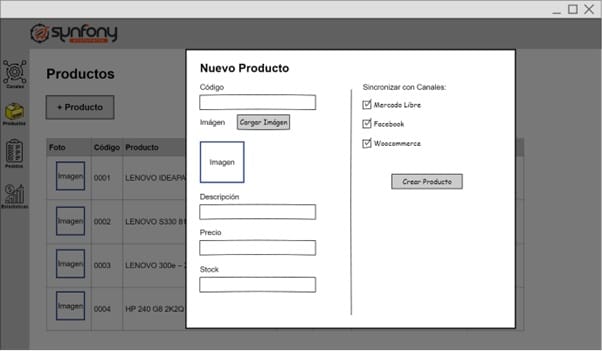 crear producto