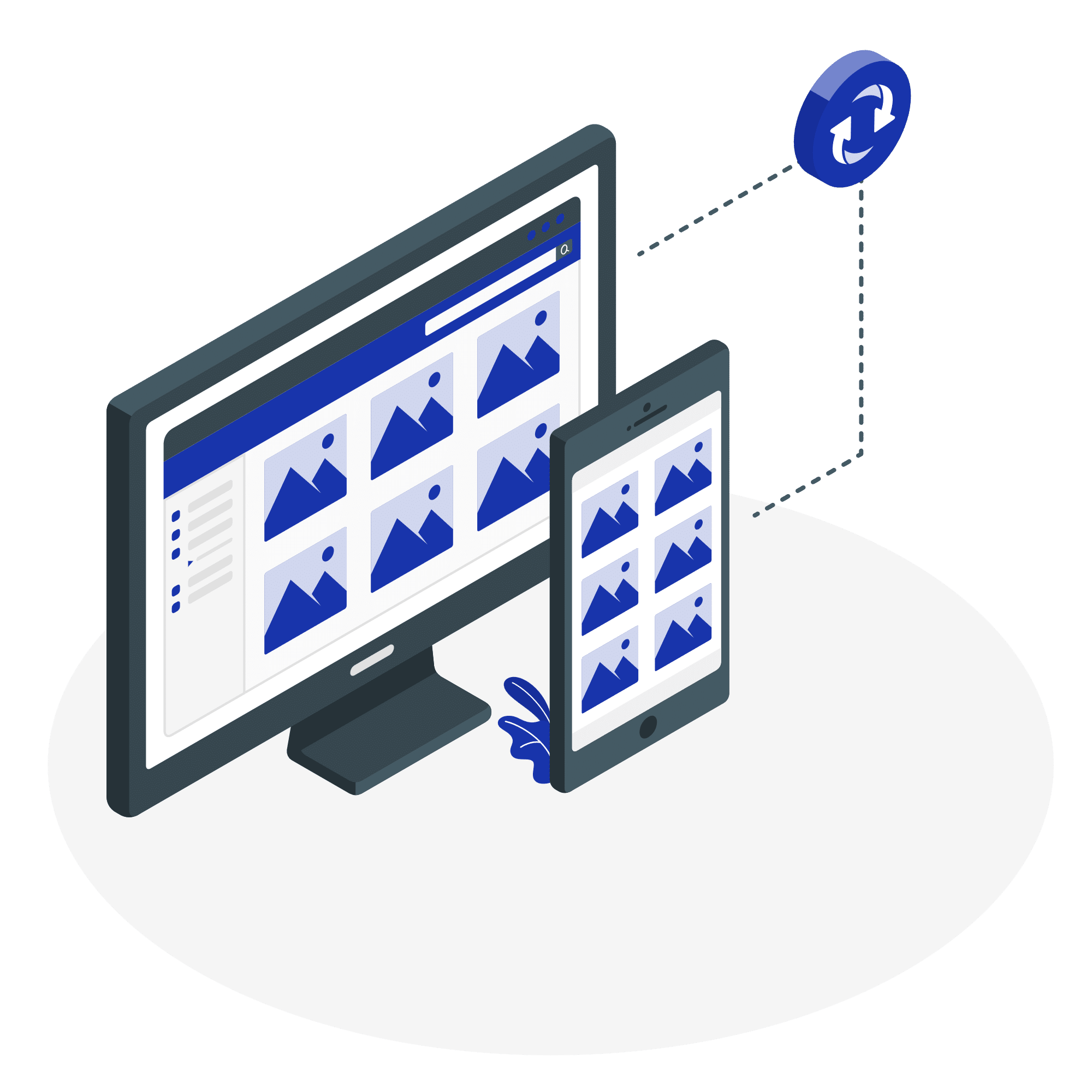 Sincronizador Automatico de Productos Synfony Ecommerce mantiene actualizados todos los atributos de tus productos en todas tus tiendas virtuales, esto incluye el título, descripción, stock, precio, entre otros.